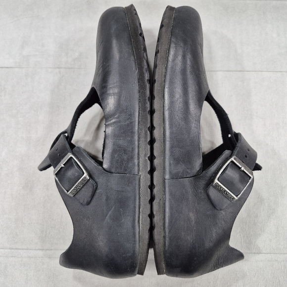 Birkenstock Paris T strap Mary Jane shoes size 40 women's US 9 black leather - Picture 7 of 14